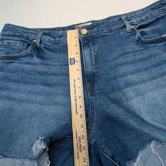 RARE PLUS KUT from Kloth Jane High Rise Short, Plus sZ 18 W Blue - Picture 10 of 15